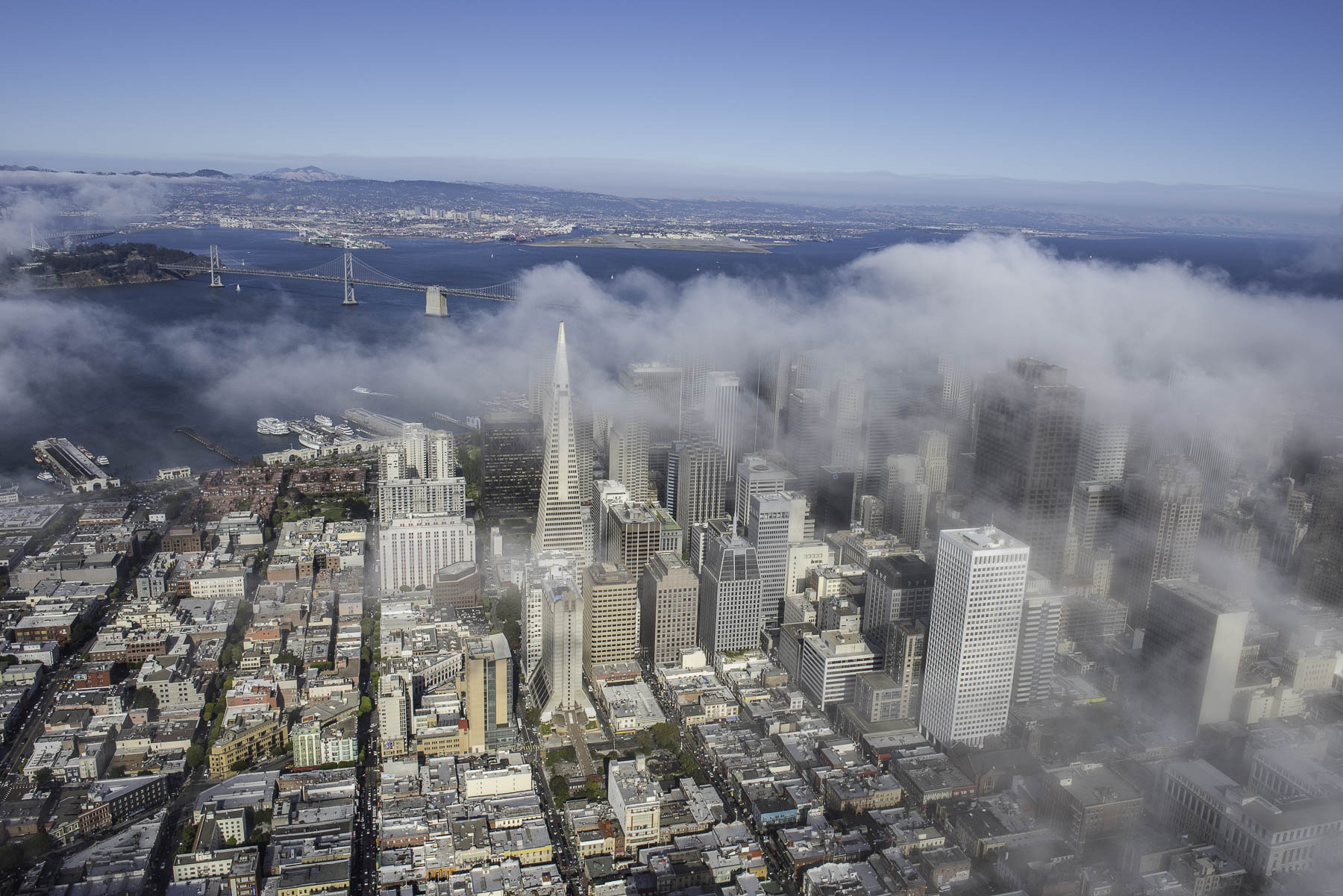 San Francisco, aerial view.